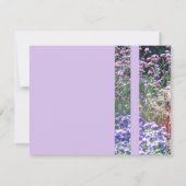 Engelse tuin Florals Bridal Shower Uitnodiging (Achterkant)