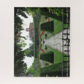 Engelse tuin in Hampton Court Palace Legpuzzel (Verticaal)