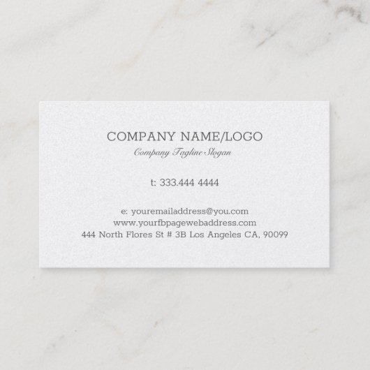 Engelse tuin kleurrijke bloemen krans business ca visitekaartje (Achterkant)