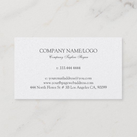 Engelse tuin kleurrijke bloemen krans business ca visitekaartje (Achterkant)