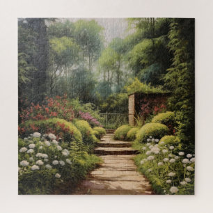 Engelse tuin legpuzzel