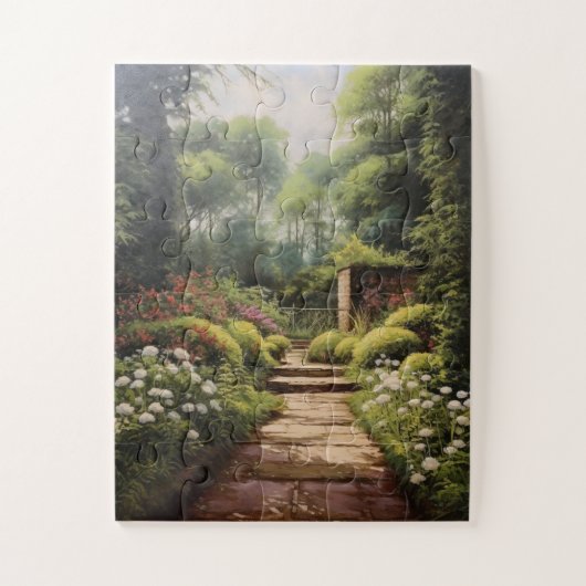 Engelse tuin legpuzzel (Verticaal)