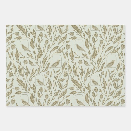 Engelse Tuin Mix Pakpapier Vellen (Voorkant)