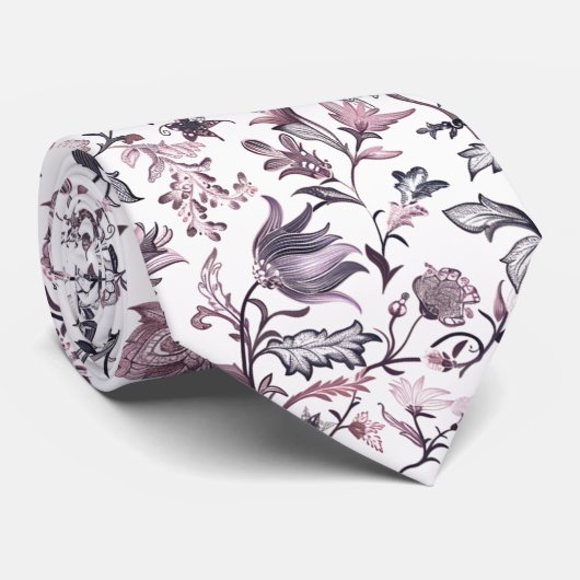 Engelse tuin paisley stropdas (Opgerold)