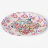 Engelse tuin papieren bordje (Gekanteld)