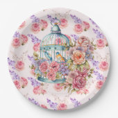 Engelse tuin papieren bordje (Voorkant)