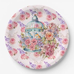 Engelse tuin papieren bordje