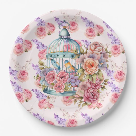 Engelse tuin papieren bordje (Voorkant)