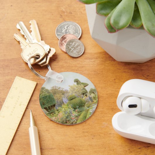 Engelse tuin, Rozen en Pinks door Elgood Sleutelhanger (Bureau)