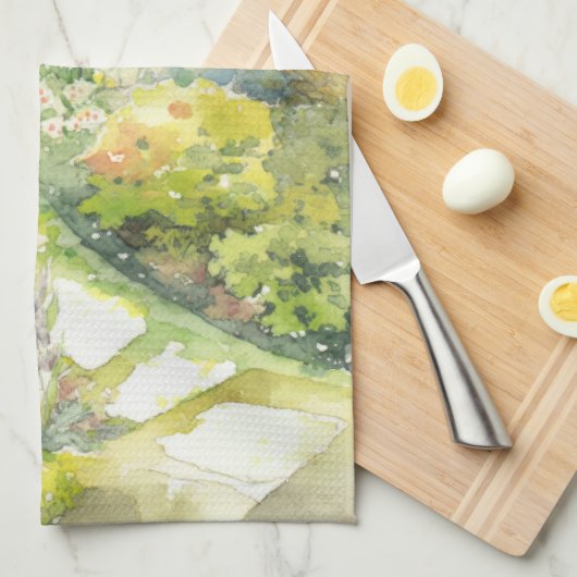 Engelse tuin theedoek (Quarter Fold)