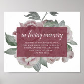 Engelse Tuin Trouwherdenkingbord Poster (Voorkant)