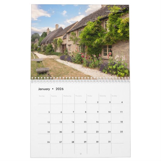 Engelse Tuinkalender Kalender (Jan 2026)