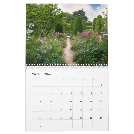 Engelse Tuinkalender Kalender (Mar 2026)