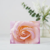 Engelse tuinschilder en roze roze roze roze briefkaart (Staand voorkant)