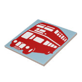 Engelse tweetrapsbus tegeltje (Zijkant)