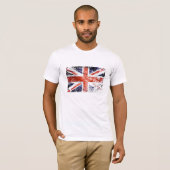 Engelse Union Jack Britse vlag T-shirt (Voorkant volledig)