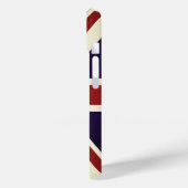 Engelse Union Jack vlag iPhone 15 hoesje (Achterkant / Links)