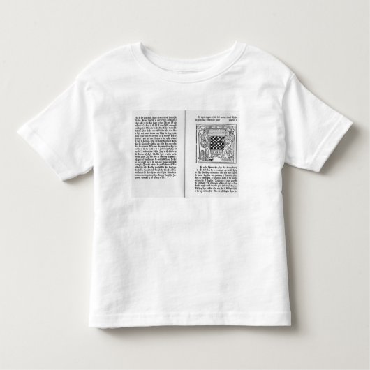 Engelse vertaling van "De Ludo Saccorum" Kinder Shirts (Voorkant)