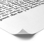 Engelse vertaling van "De Ludo Saccorum" Poster (Hoek)