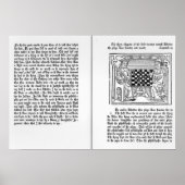 Engelse vertaling van "De Ludo Saccorum" Poster (Voorkant)