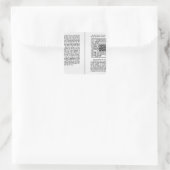 Engelse vertaling van "De Ludo Saccorum" Vierkante Sticker (Tas)