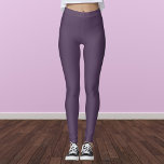 Engelse Violet Solid Color Leggings<br><div class="desc">Engelse Violet Solid Color</div>