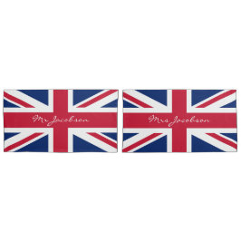 Engelse vlag Aangepaste naam Union Jack Patriotic Kussensloop