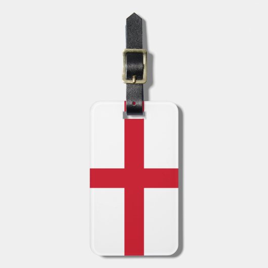 Engelse vlag bagagelabel (Voorkant verticaal)