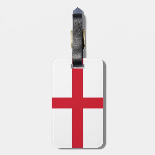 Engelse vlag bagagelabel (Achterkant verticaal)