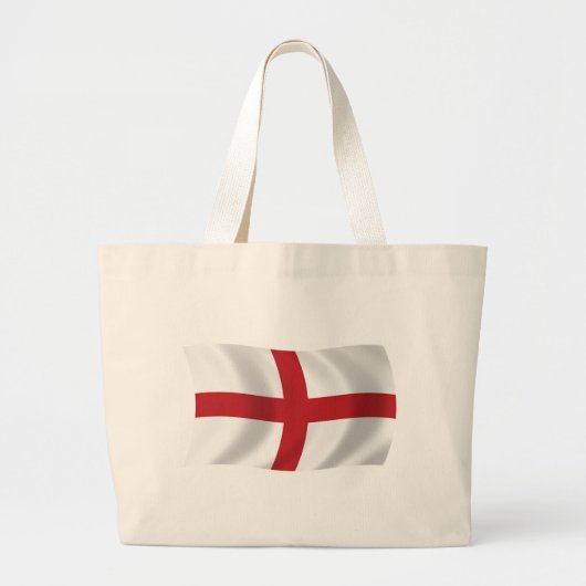 Engelse Vlag Boodschappentas Grote Tote Bag (Voorkant)