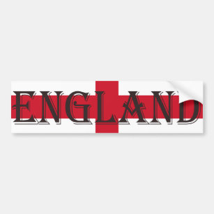 Engelse vlag boog bumpersticker