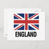Engelse vlag briefkaart (Voorkant / Achterkant)