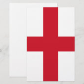 Engelse vlag briefpapier (Voorkant / Achterkant)