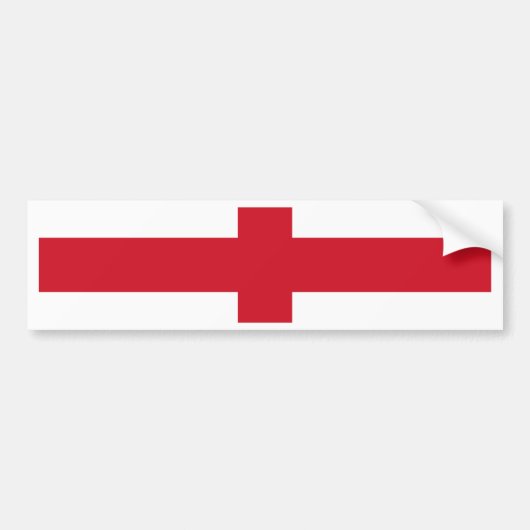 Engelse vlag bumpersticker (Voorkant)