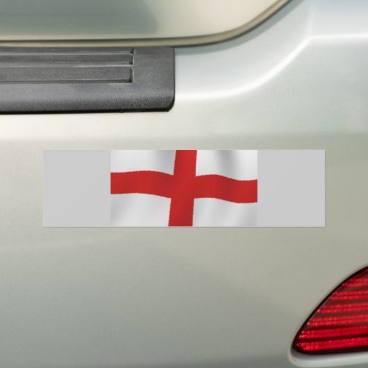 Engelse vlag bumpersticker (Op auto)