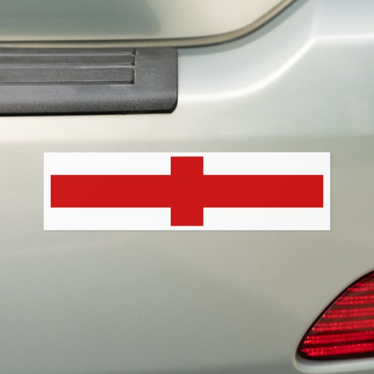Engelse vlag bumpersticker (Op auto)