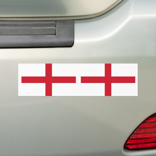 Engelse vlag bumpersticker (Op auto)