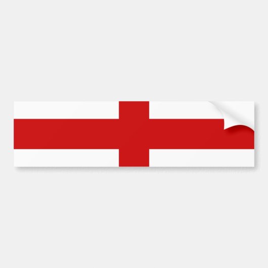Engelse vlag bumpersticker (Voorkant)