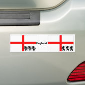 Engelse vlag bumpersticker (Op auto)