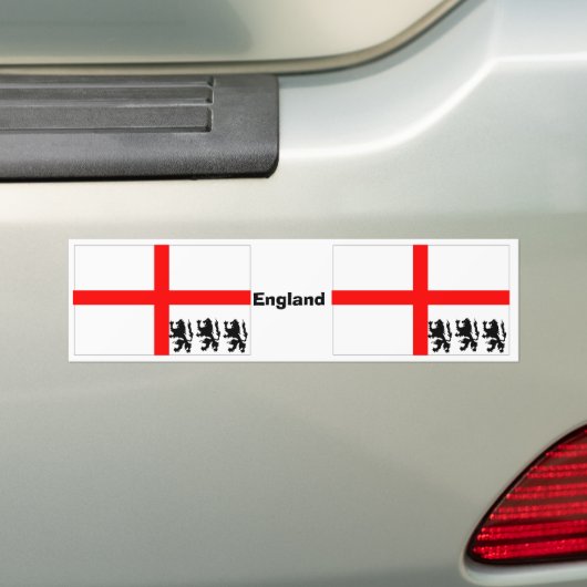 Engelse vlag bumpersticker (Op auto)