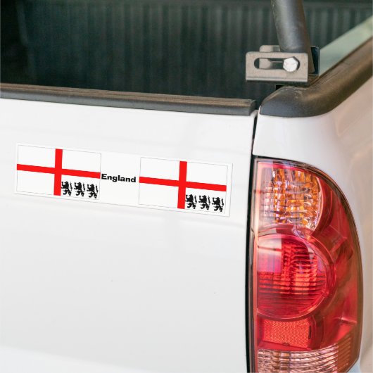 Engelse vlag bumpersticker (Op Truck)