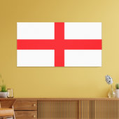 Engelse vlag canvas afdruk (Insitu (Woonkamer))