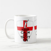 Engelse vlag cricket koffiemok (Links)
