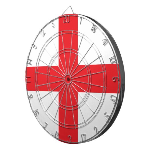Engelse vlag dartbord (Voorkant Rechts)