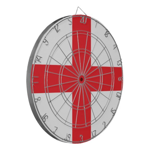 Engelse vlag dartbord (Voorkant Links)