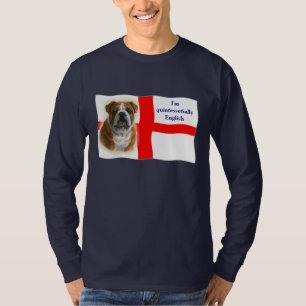 Engelse vlag en Shirt van bulldog