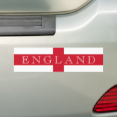 Engelse vlag Engeland afwezig Bumpersticker (Op auto)