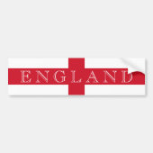 Engelse vlag Engeland afwezig Bumpersticker (Voorkant)