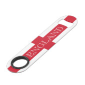 Engelse vlag Engeland bot Speed Flessenopener (Voorkant Gekanteld)