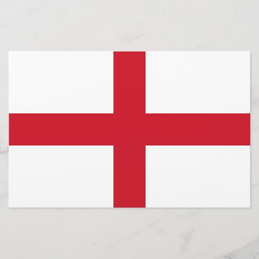 Engelse Vlag (Engeland) Briefpapier (Voorkant)